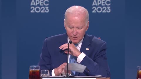 It's Not Just the Telepromter - Even Reading a Paper is a Challenge for Joe Biden