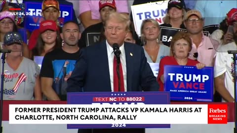 BREAKING Trump Unveils Vicious Nickname For Kamala Harris After Mocking Biden Withdrawal