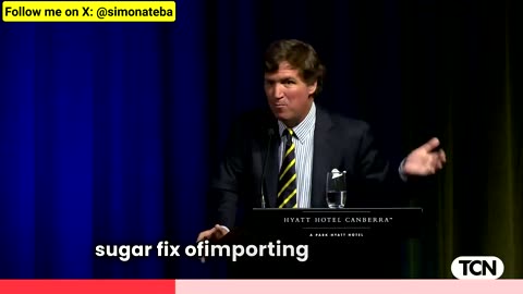 Tucker Carlson demolishes left-wing Aussie "journalist" after she implied his views are "racist".