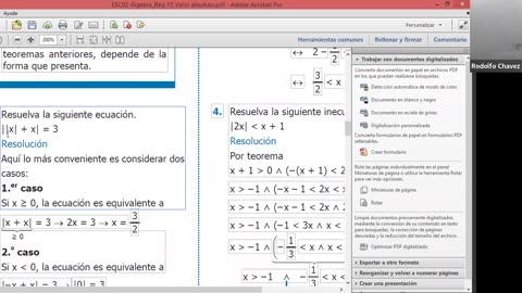 PAMER SEMESTRAL ESCOLAR 2022 | Semana 10 | Álgebra