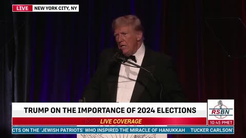 President Donald J. Trump Headlines the NYYRC's 111th Annual Gala Dec 9, 2023