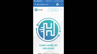 Collect HODL Token free BNB rewards in Trust Wallet_