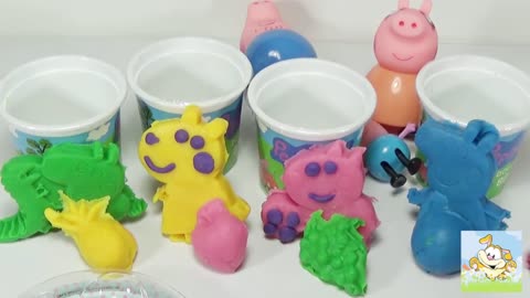 🐷 Unboxing Fun: Peppa Pig Picnic Adventure with Play-Doh Surprise Eggs!