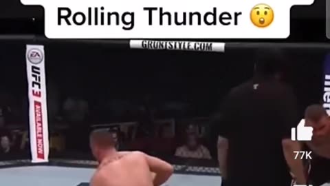 Most Lethal MMA Strike? #RollingThunder of doom