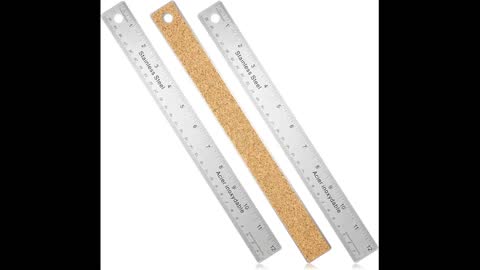 Review: Mr. Pen- Ruler, Rulers 12 inch, Pack of 3, Clear Ruler, Plastic Ruler, Drafting Tools,...