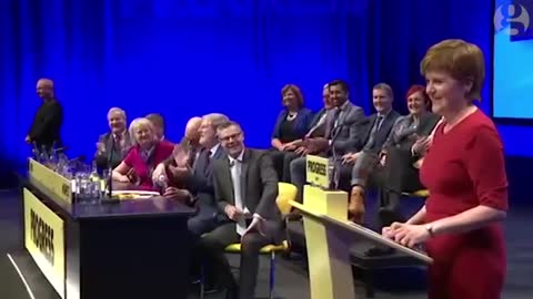 Nicola Sturgeon mocks Theresa May with box of Strepsils