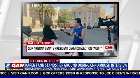 Ariz. Senate President Karen Fann stands her ground during CNN ambush interview