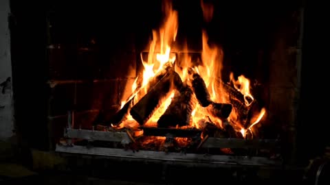 Over an hour of Relaxing Fireplace sounds. Burning Fireplace with crackling sounds No Music