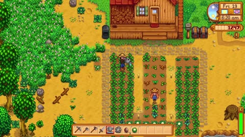 STARDEW VALLEY Chill gameplay for relax or study - Full spring Year 1 | No commentary