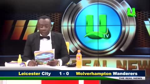 Ghanaian news presenter reading Premier League results goes viral!