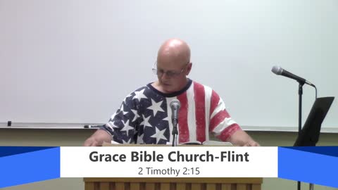 GRACE BIBLE FLINT ROM 5:1 JUSTIFIED BY FAITH