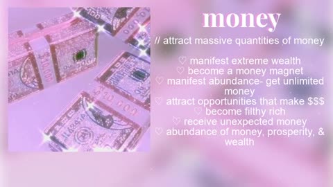 Attract money from unexpected sources subliminal affirmations