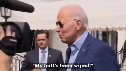 Joe Biden - My Butt's Been Wiped - Patriots in control - You are watching a movie!
