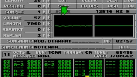 Amiga and Atari ST Protracker Music Mods - Diamant