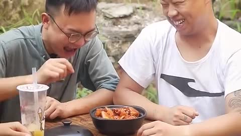 Asmr mukbang spicy food eating sounds
