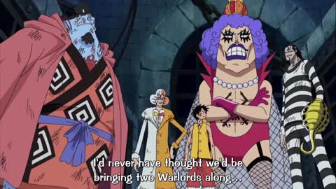 One Piece – Luffy help Jinbe and Crocodile to escape from Impel down