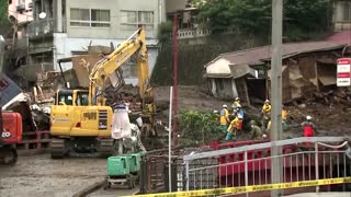 Search resumes for 24 missing in Japan landslides