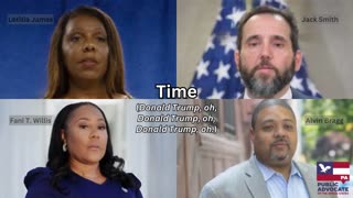 Prosecutor Quartet sings of their determined efforts to GET TRUMP