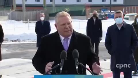 Doug Ford, Canadian Politician. WHAT A HYPOCRITE.