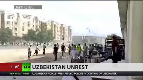 Mass protests, fierce clashes erupt in Uzbek region – reports