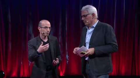 Yuval Noah Harari of WEF talks about "useless people" "what do we need so many humans for?"