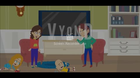 Caillou Destroys His School / Grounded (Vyond) || Arisa Padira ||