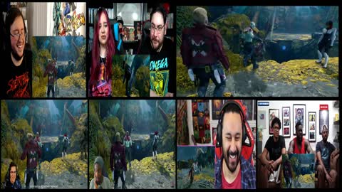 Marvel’s Guardians of the Galaxy || Official Reveal Trailer || REACTION MASHUP || Square Enix