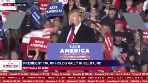 President Donald Trump Rally in Selma, North Carolina- April 9, 2022