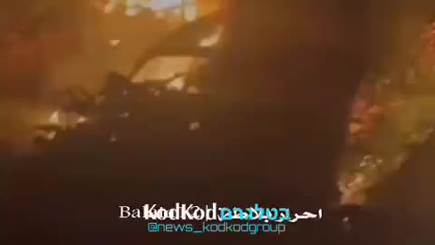 Report: A vehicle caught fire in the area of ​​Joseph's tomb in Nablus.