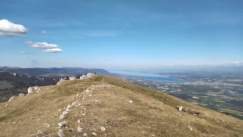 View from the top of Suchet Switzerland.