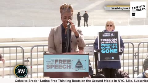 Rally To Reclaim Free Speech - Washington DC - Del Big Tree, Mary Holland, Tricia Lindsay