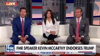 Kevin McCarthy endorses President Trump