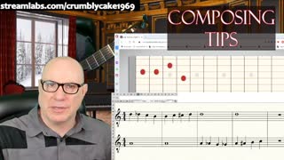 Composing for Classical Guitar Daily Tips: Oblique Motion