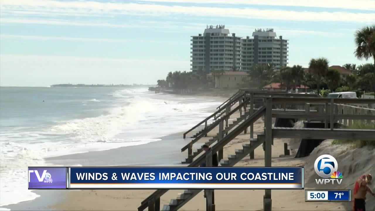 Winds and waves impacting our coastline