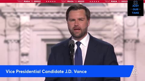 J.D. Vance from Speech at RNC Convention with intro by Usha Vance