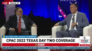 CPAC 2022 in Dallas, Tx | Interview With Governor Kevin Stitt Stage 8/5/22
