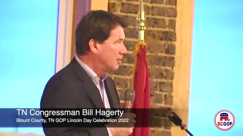 U.S. Senator Bill Hagerty speaks at Blount GOP Lincoln Day Celebration