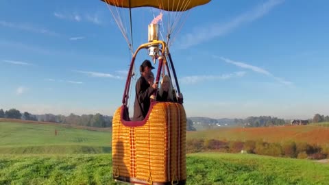 High Speed Low Drag hot air balloon flight