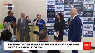 Biden Repeats Debunked Claim That He Used To Drive An 18-Wheeler