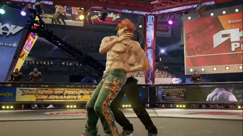 Tekken 7 - Gyaku Ryona - Noctis and Hworang practice wresting move