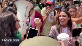 AOC Chants with Protesters that SCOTUS Roe Decision Is ‘Illegitimate’