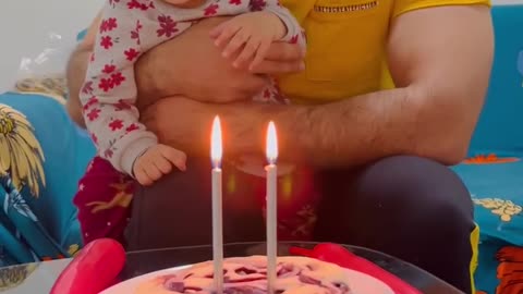 Giggles with Samavia | happy 11 monthly birthday 🎂 | Happy baby 🤩|