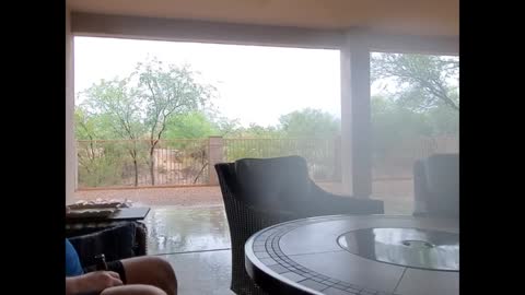 Storm on the Patio