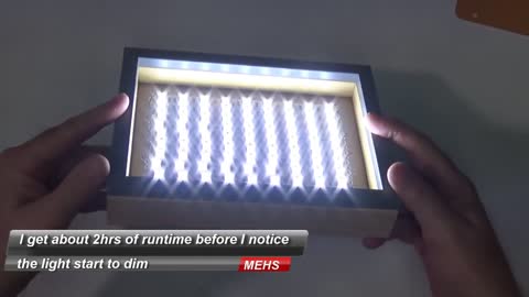 DIY Battery Powered Portable LED Light Panel (MEHS) Episode 54