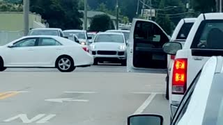 Good Samaritan Helps with Street Crossing