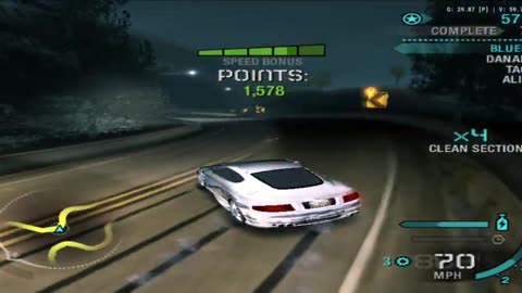 NFS Carbon - Challenge Series Bronze Canyon Drift Event Gameplay(AetherSX2 HD)