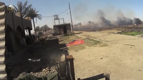 Footage of IS Fighter KIA Storming Iraqi Army Outpost In Ramadi