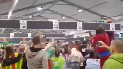 The Dutch Are Only Allowed Large Gatherings In Supermarkets.... So They Organised A Rave In One