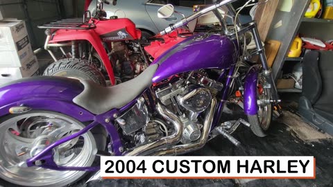 WHO WILL TRADE ME FOR THIS 2004 CUSTOM HARLEY?