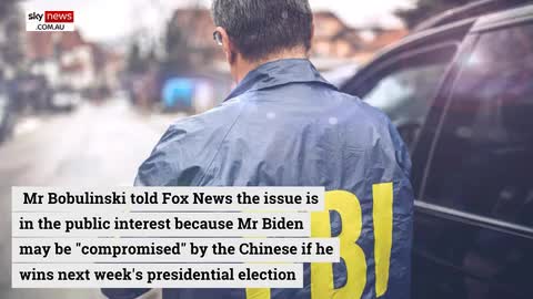 FBI investigation money laundering by Hunter Biden and Biden presidency